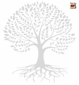 tree from the magician's nephew by cs lewis, loveforliterature logo