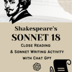 Shakespeare Sonnet 18 Analysis & Write a Sonnet with Chat GPT