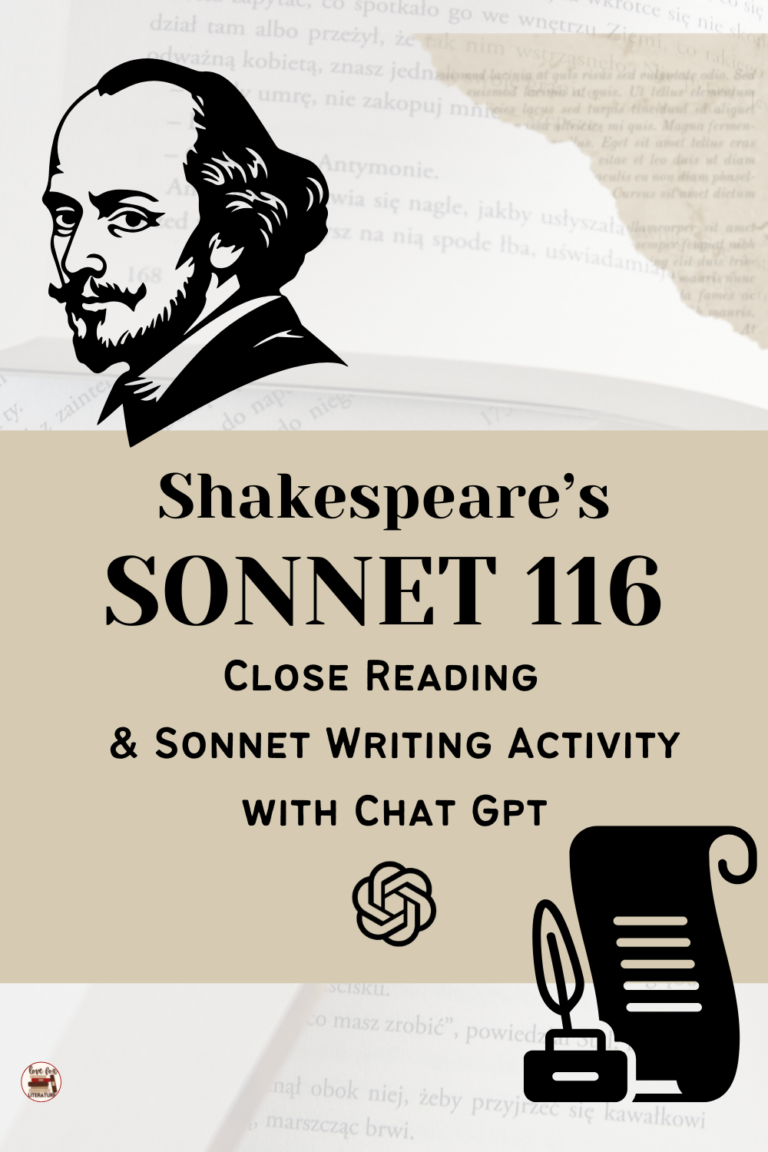 Shakespeare’s Sonnet 116 Analysis & Write a Sonnet with Chat GPT