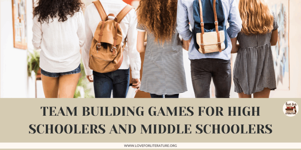 Team building games for high schoolers and middle schoolers wrapped up successfully as students walk away together, feeling connected.