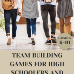 Team building games for high schoolers and middle schoolers wrapped up successfully as students walk away together, feeling connected.