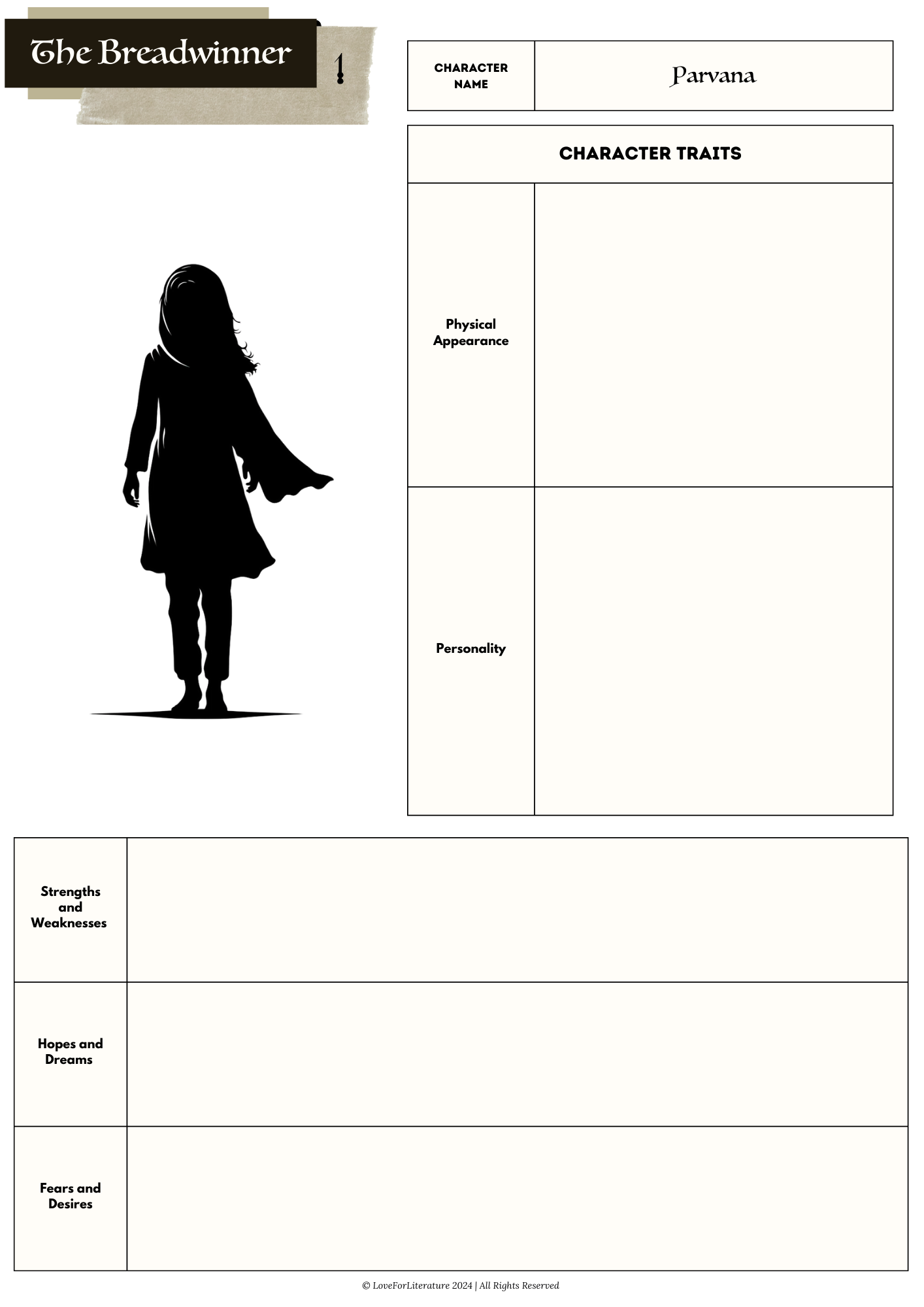 "The Breadwinner" Reading Activities to Teach with Depth and Purpose ...