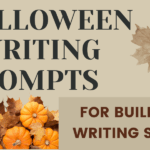 Halloween Writing Prompts for building writing skills hero image