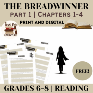 The Breadwinner Novel Study FREE Questions part 1