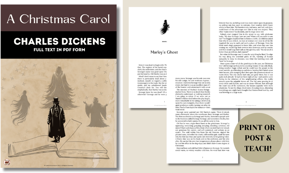 LOveforliterature's A Christmas Carol by charles dickens Digital ebook Preview of pages