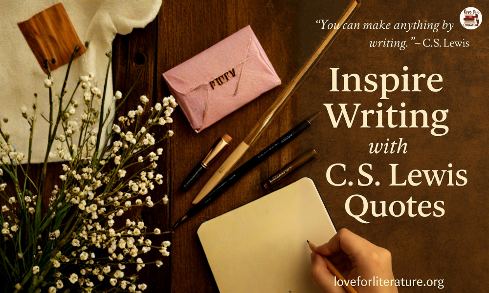INspire writing with CS Lewis Quotes